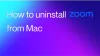 How to uninstall Zoom from Mac